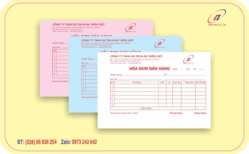 In Hóa Đơn Bán Lẻ & Biểu Mẫu – in tem, tem vỡ, tem bảo hành, in nhãn dán sản phẩm tại xưởng in tem nhãn