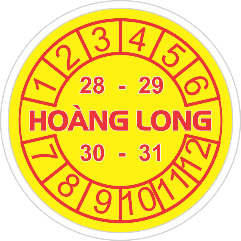 Mẫu in tem vỡ bảo hành hình tròn thực tế số 7