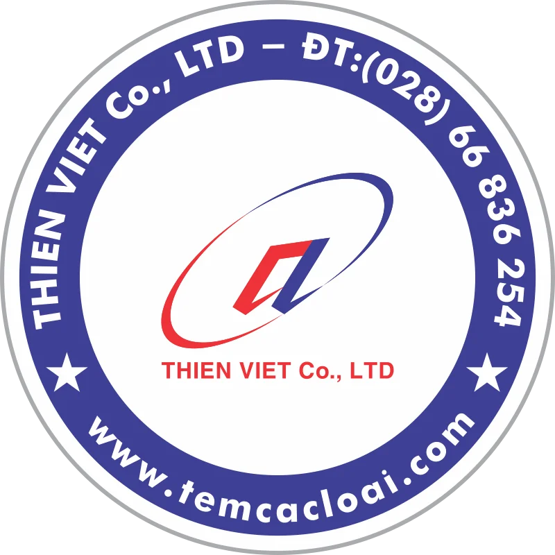 Mẫu in tem vỡ bảo hành hình tròn thực tế số 16